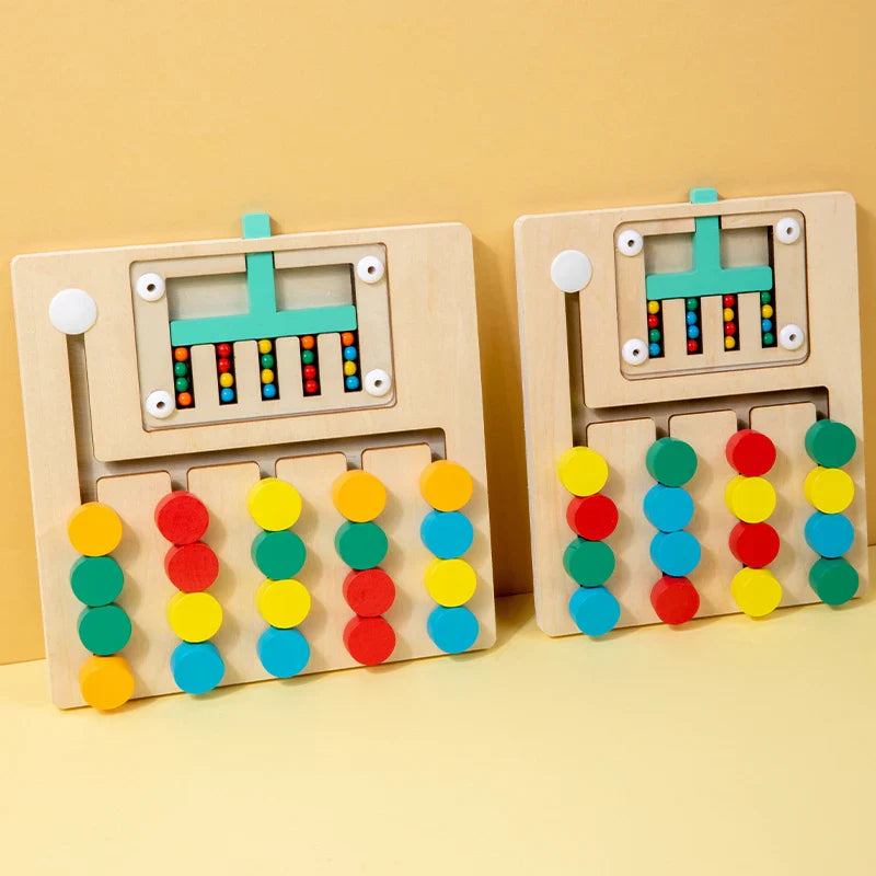 Woods™ - Creatief & Leerzaam - Houten Sorteerpuzzel