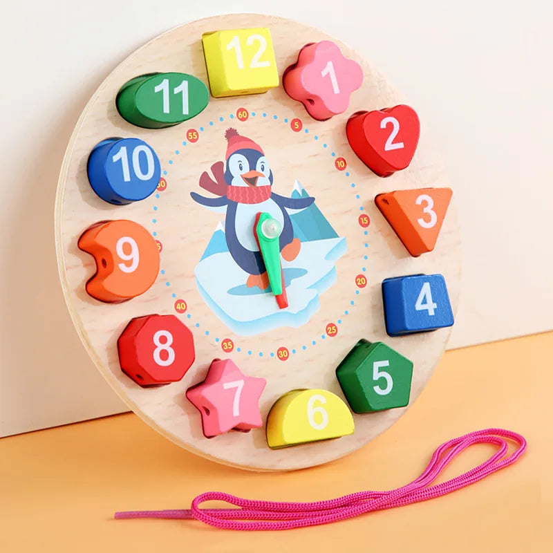 Learning Clock™ - Speel & Leer Klokkijken - Houten Klok