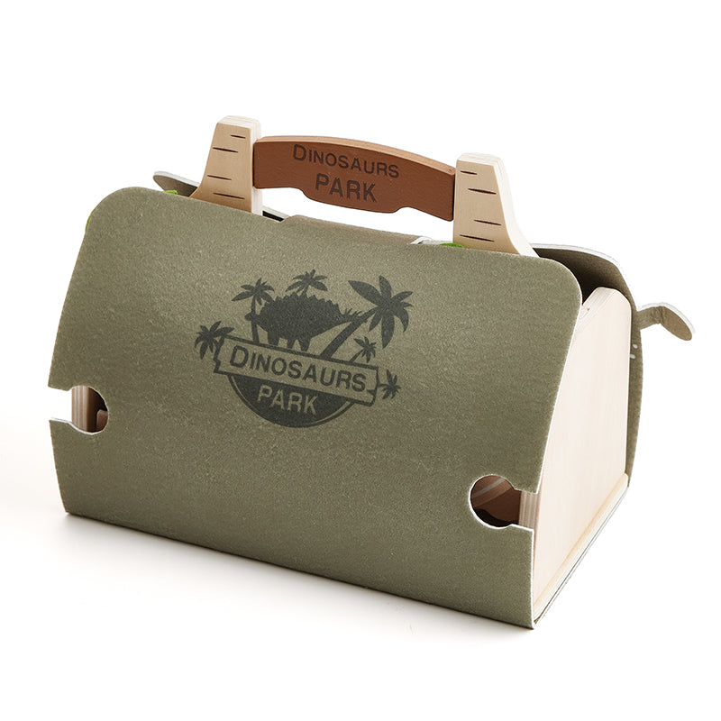 Woods™ - Prehistorisch Plezier - Houten Dino Park Set