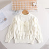 Mini Fashion™ - Warm & Stijlvol - Meiden Trui met strik