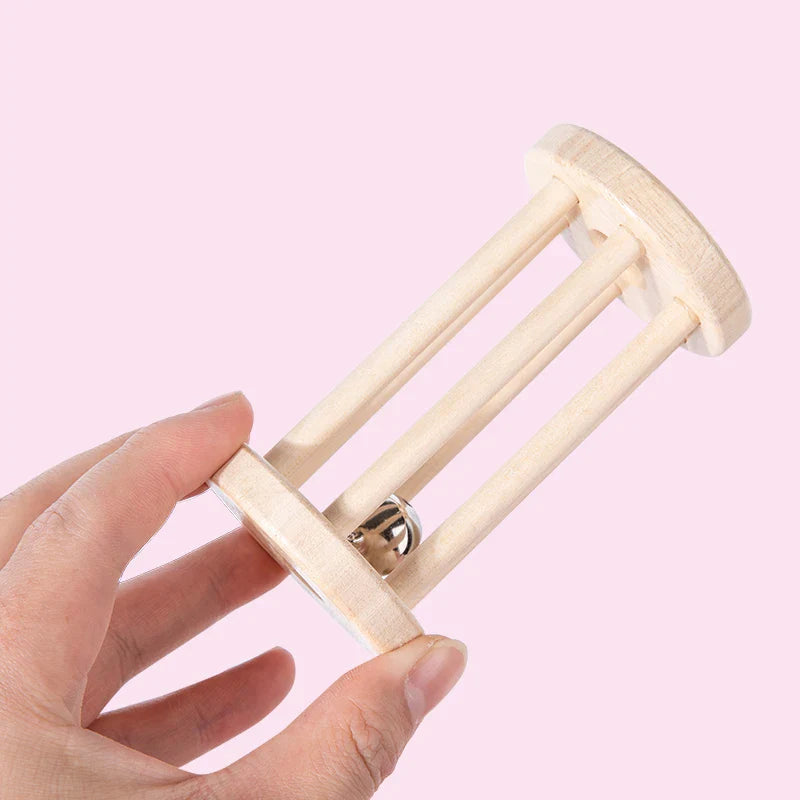 Music Rattle™ – Vrolijke Rolkooi – Houten Rammel Speelgoed