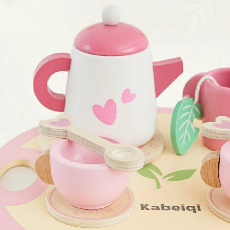 Woods – Simpel & Charmant – Houten Theeset voor Kinderen