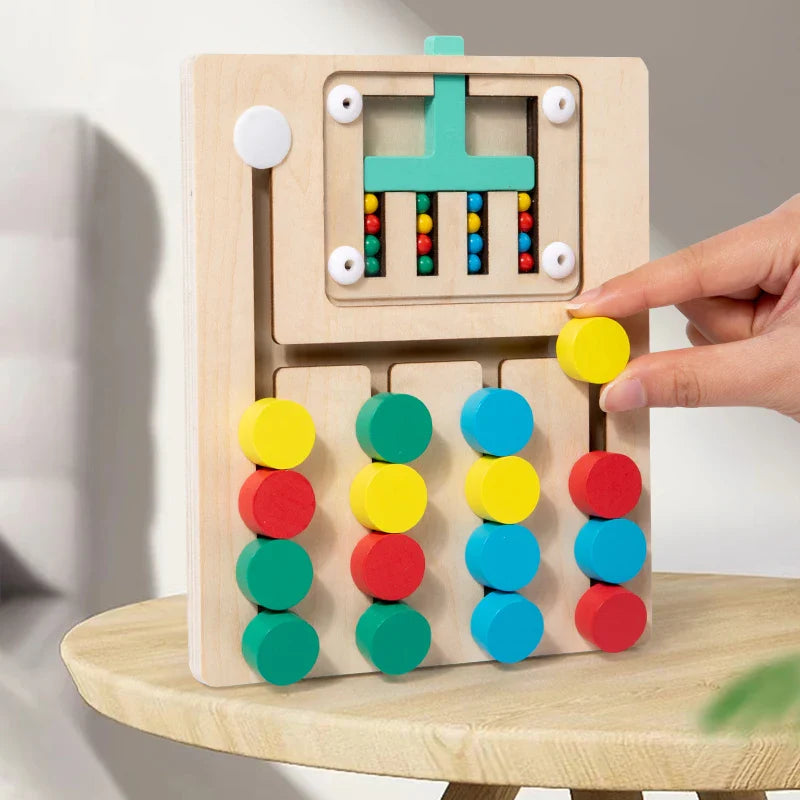 Woods™ - Creatief & Leerzaam - Houten Sorteerpuzzel