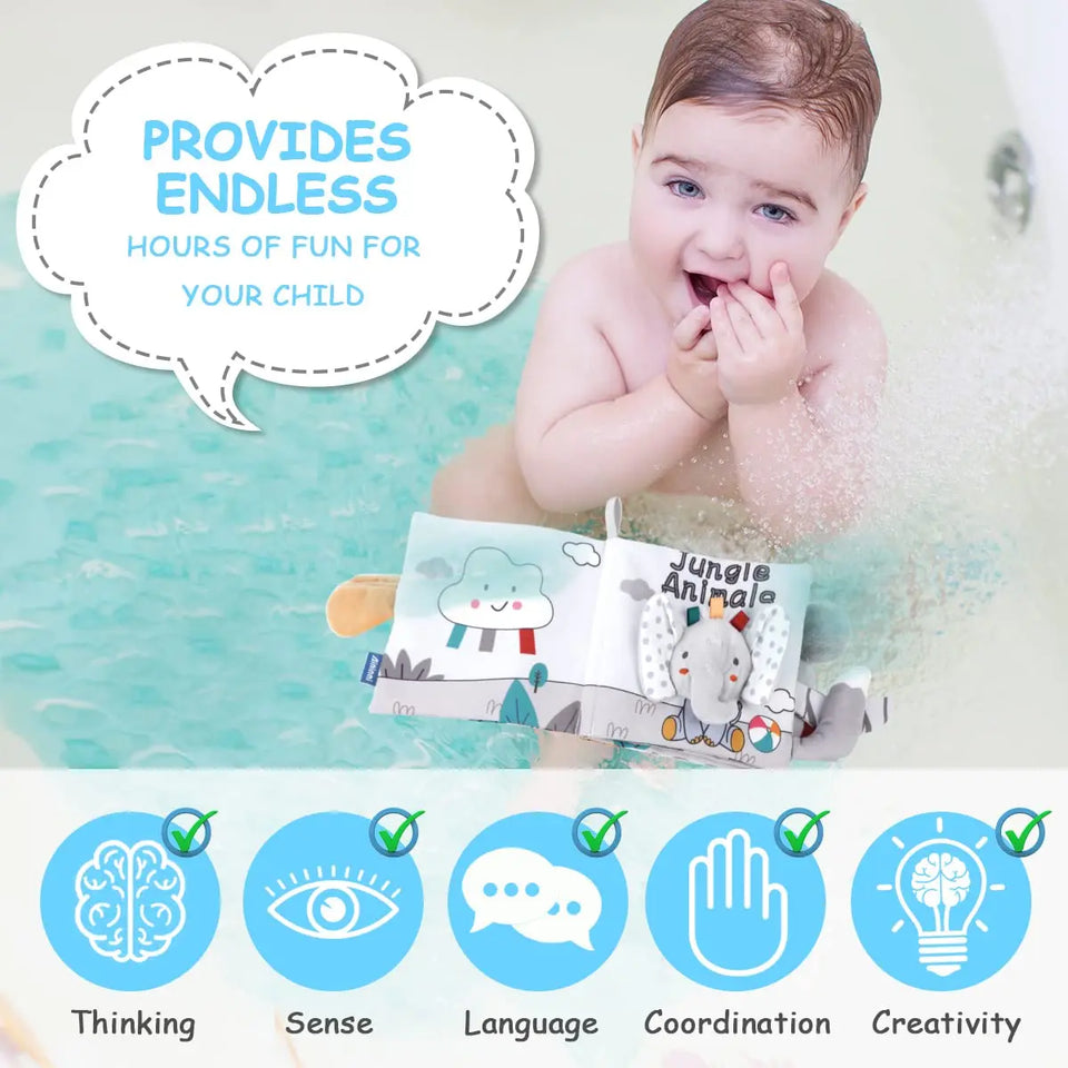 Soft Sensory Book – Voelen & Ontdekken – Baby Boekje