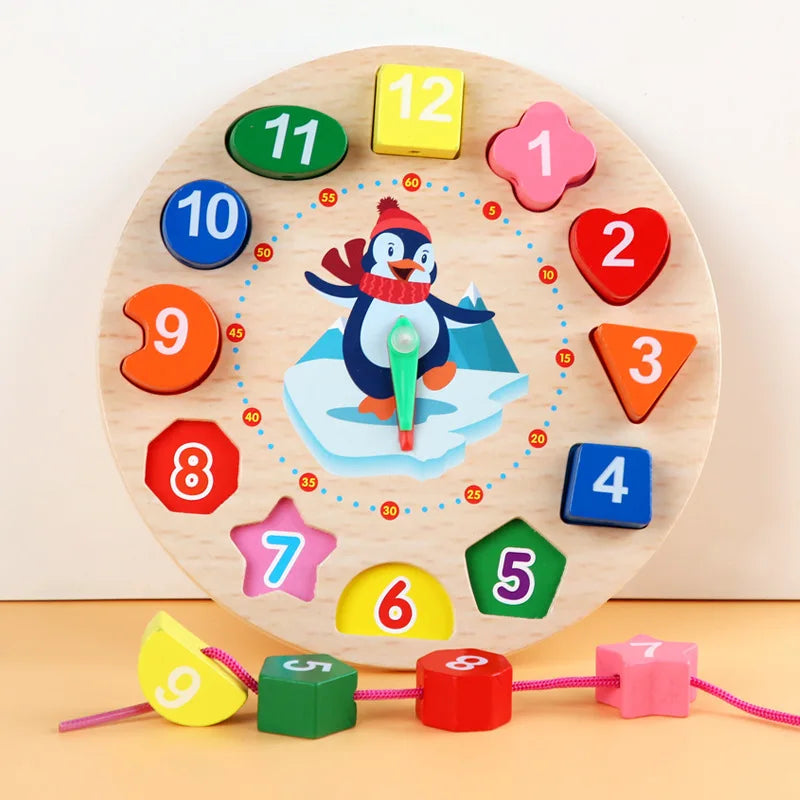 Learning Clock™ - Speel & Leer Klokkijken - Houten Klok