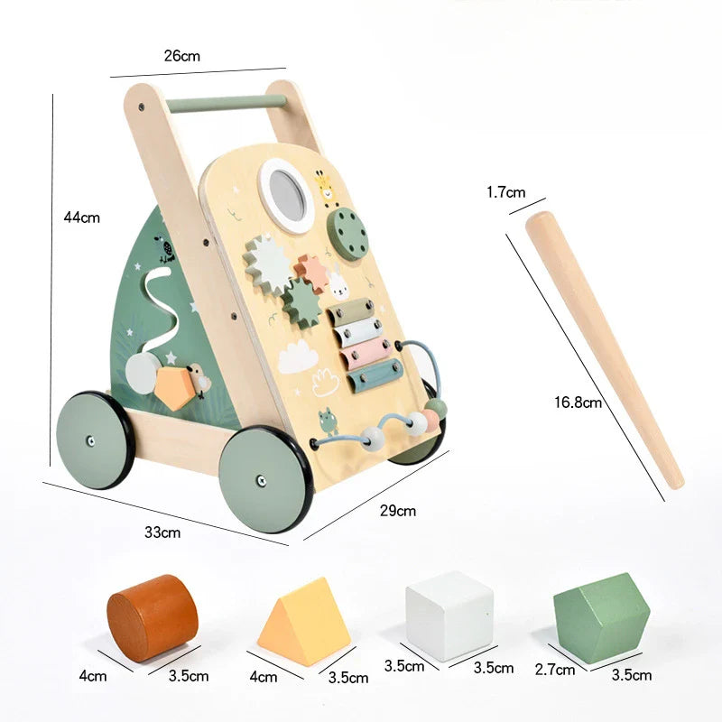 LearnWalker – Creatief & Educatief – Montessori Loopwagen