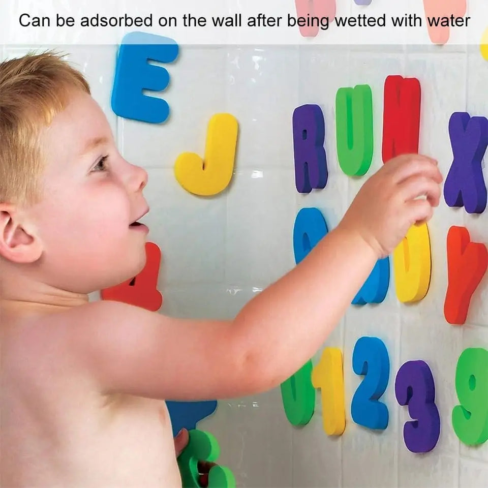 Bath Letters & Numbers™ - Leerzaam & Leuk - Kleurrijke Badletters & Cijfers
