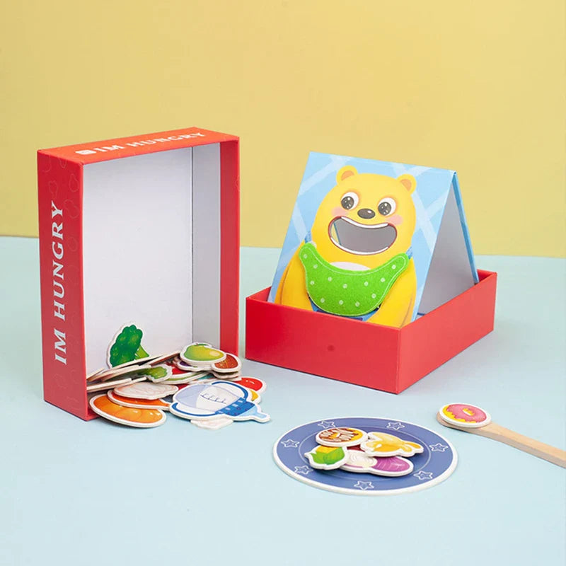 Educational Play House™ – Fijne Motoriek & Kleurherkenning - Montessori Eten Spel