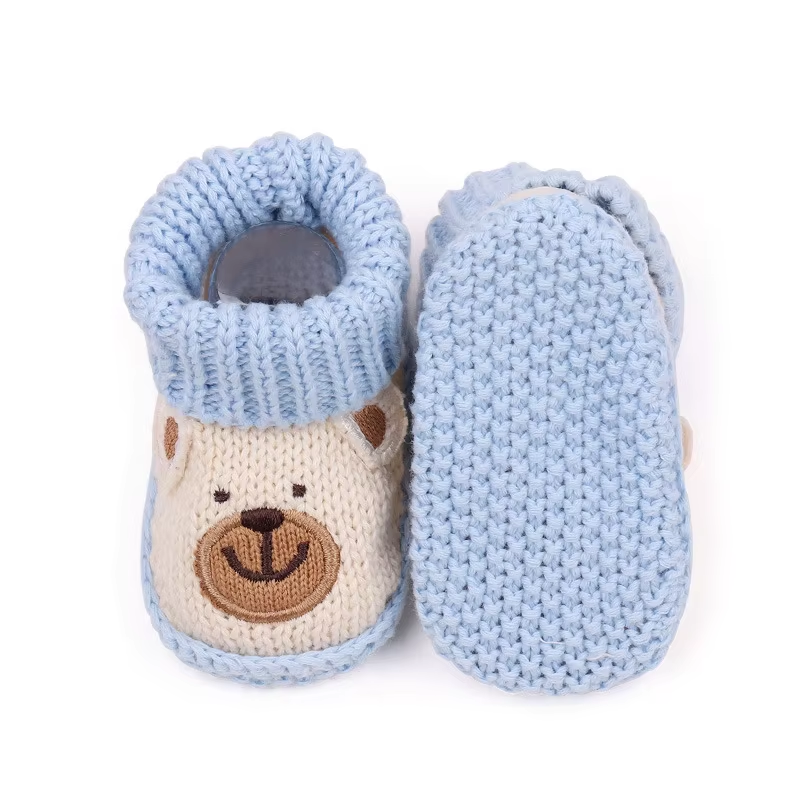 Mini Fashion – Gebreide Baby Sloffen (3-6 maanden)