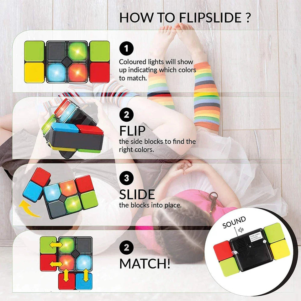 Puzzle Flip Pro™ - Puzzelplezier & muziek in je Handpalm - Puzzelkubus