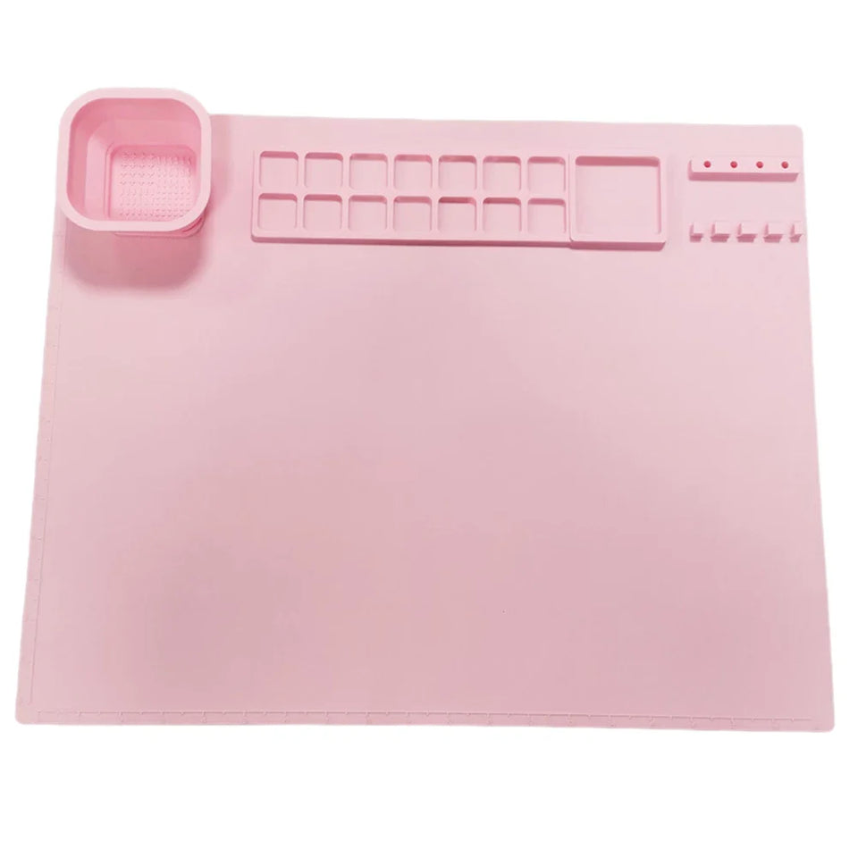 Canvas Mat™ - Schoonmaken is een makkie - Verf Placemet