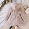 Mini Fashion™ - Zachte Fleece Binnenvoering voor Meisjes - Winterjas