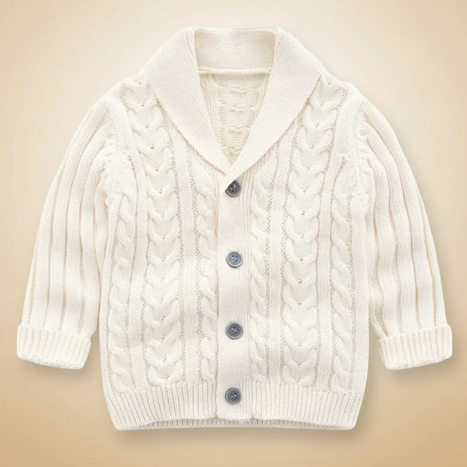 CozyCub – Comfortabel & Modieus – Gebreide Kinder Cardigan Sweater