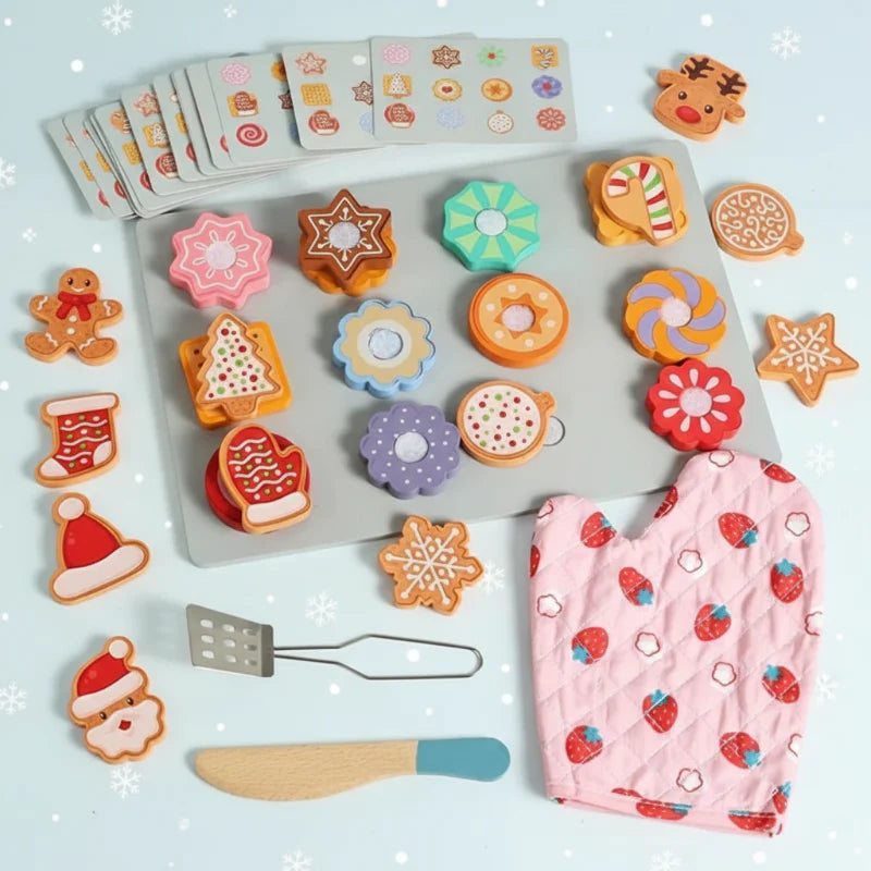 TinyKitchen – Creatief & Speels – Houten Koekjes Sorteerspel