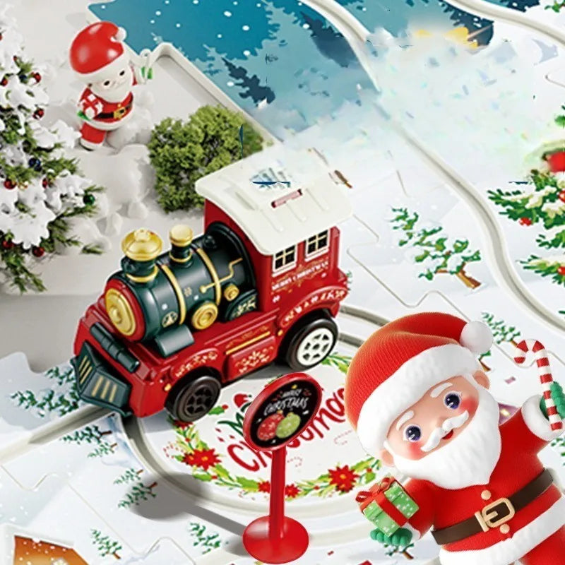 DIY Xmas Train Track™ - Bouw je eigen kerstwonderland - Kerst Trein puzzel