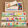 AlphaPuzzle – Engelse woordjes leren – Houten Spelling Puzzel