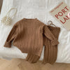 Mini Fashion™ - Stijlvol & Trendy voor kinderen - Gebreide Trui & Broek