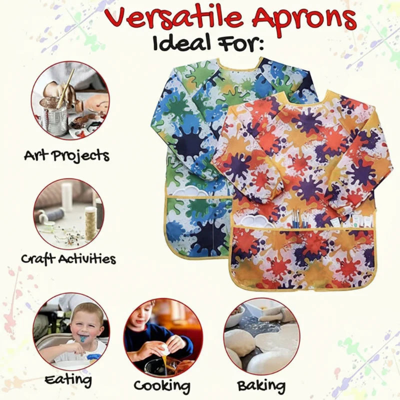 ArtEase – Kleurrijk & Waterafstotend – Verfschort voor Kinderen
