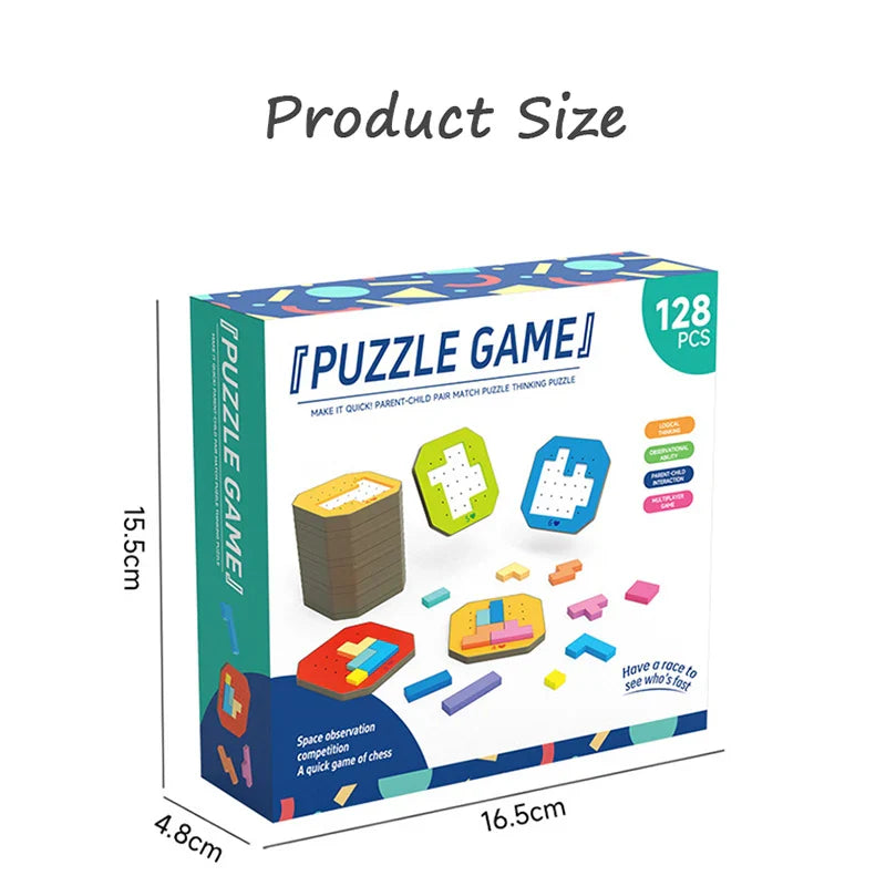 Colorful Tangram Puzzle™ - Creativiteit & Leerzaam - Tangram Puzzel