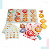 TinyKitchen – Creatief & Speels – Houten Koekjes Sorteerspel