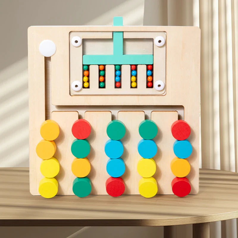 Woods™ - Creatief & Leerzaam - Houten Sorteerpuzzel