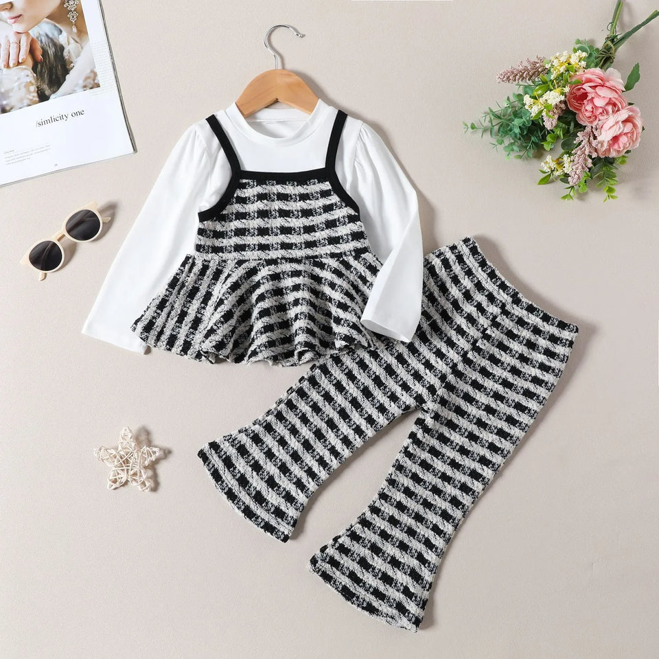 Mini Fashion™ - Trendy Design - 2-Delige Flared Set