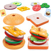 Woods™ - Smakelijk Stapelen - Sandwich Bouwspeelgoed
