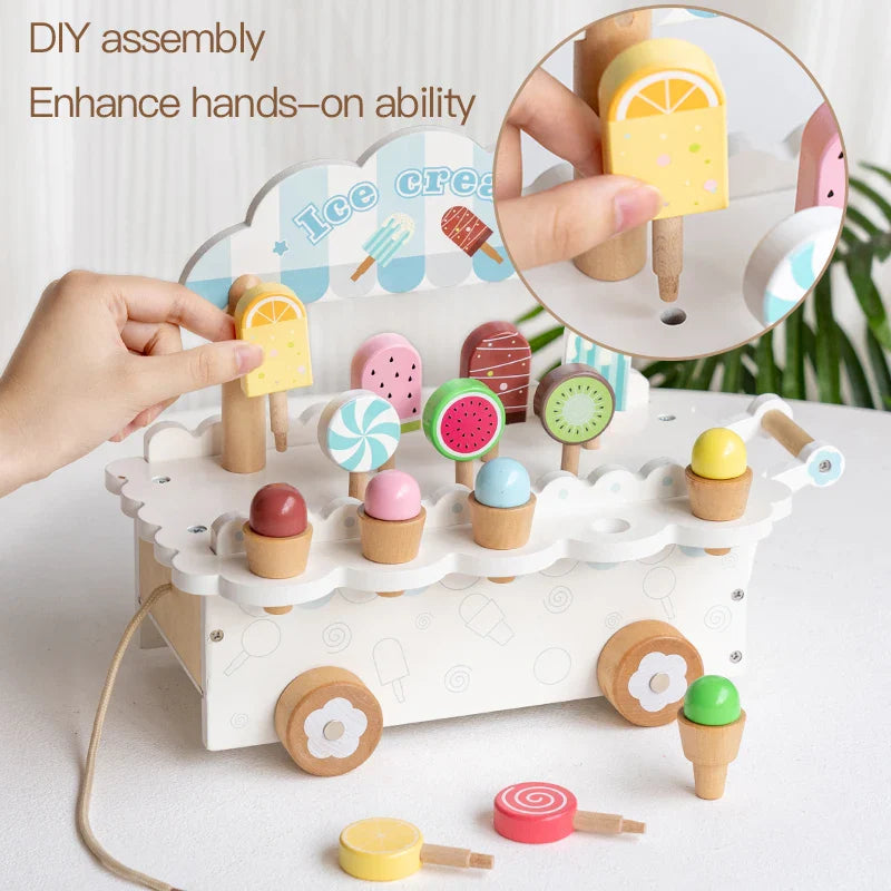 Wooden Gelato™ – IJskoude Fantasie – Rollenspel Ijswagen