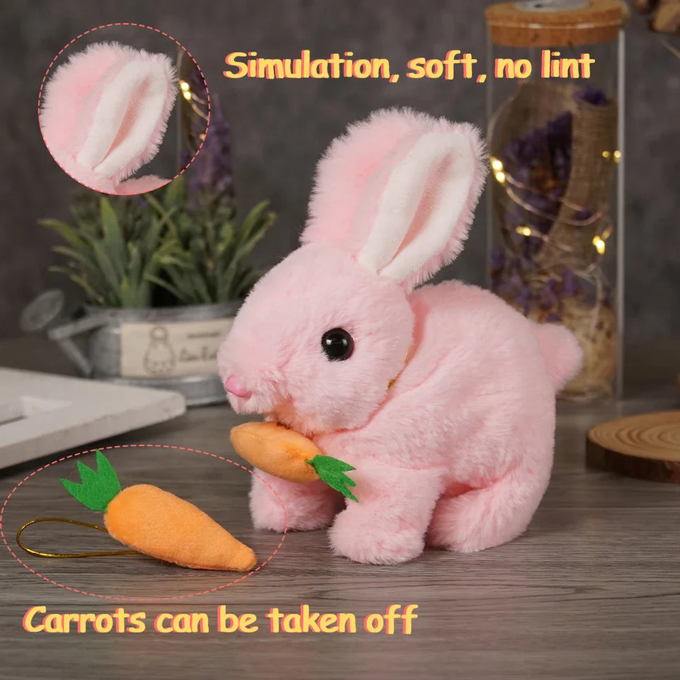 Electric Bunny™ – Springlevend & Gezellig – Pluche Konijn