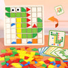 Woods™ - Educatief Entertainment - Houten patronen puzzel