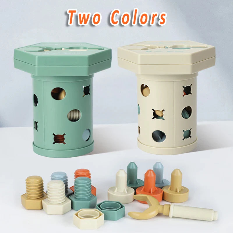 Magnet Toys™ - Creativiteit & Motoriek - Montessori Schuif- en Schroefplezier