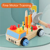 Woods™ - Draai & Leer - Montessori Auto Schroefbord