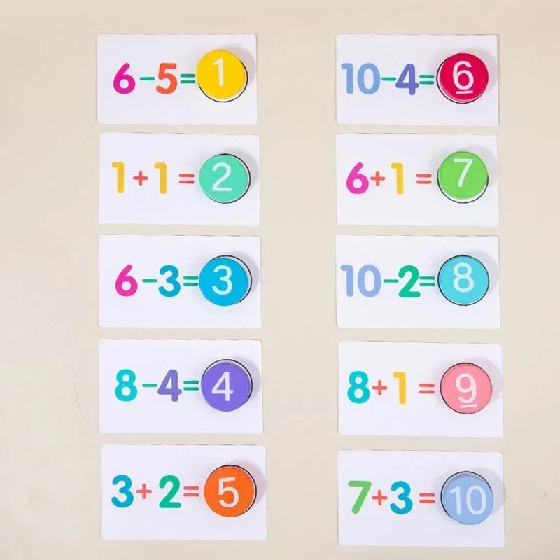 Math Tokens™ - Tellen & Oplossen - Rekenkaarten Kinderen