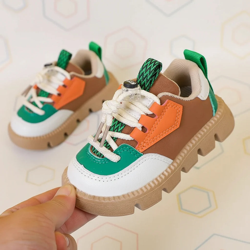 KidoStep – Zacht & Praktisch – Stoere kindersneakers met dikke zool