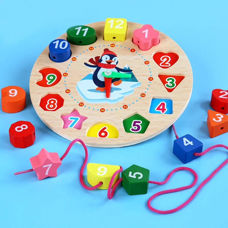 Learning Clock™ - Speel & Leer Klokkijken - Houten Klok
