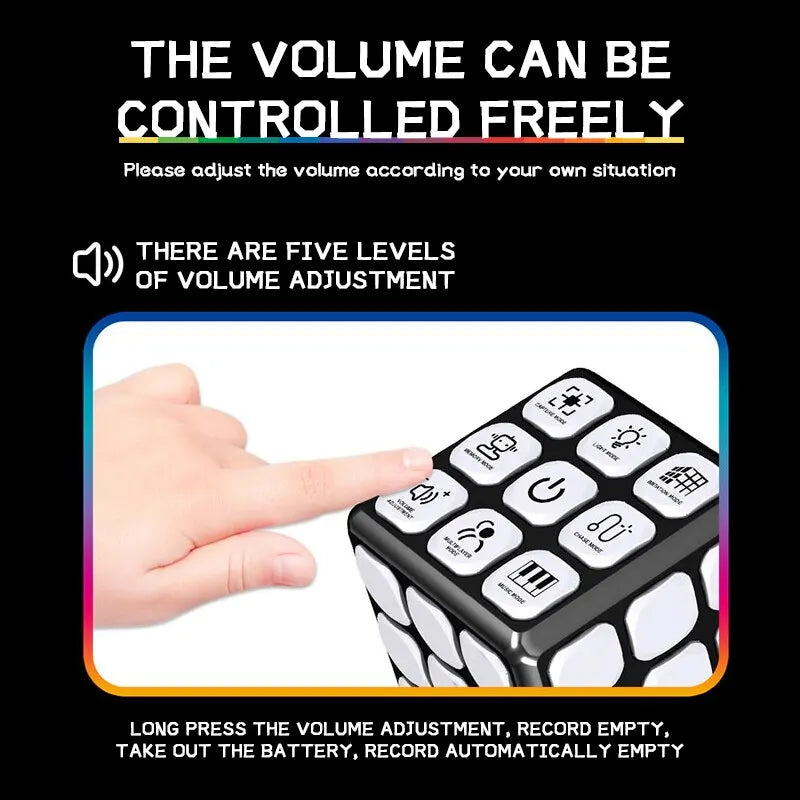 Magic Melody Cube™ - Flitsend, Magisch & Leerzaam - Educatieve Speelkubus