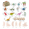 Woods™ - Prehistorisch Plezier - Houten Dino Park Set