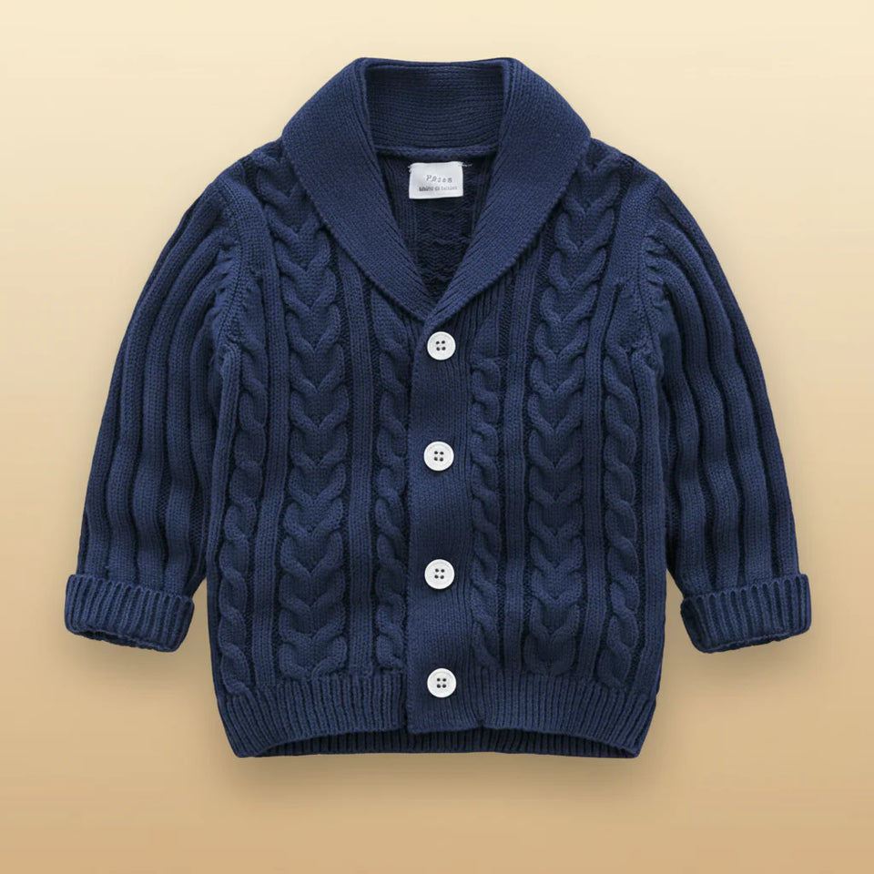 CozyCub – Comfortabel & Modieus – Gebreide Kinder Cardigan Sweater