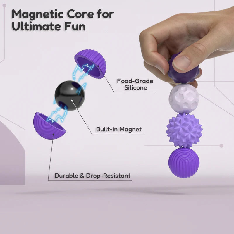 MagniFun – Rustgevend & Leuk – Magnetische Siliconen Ballen