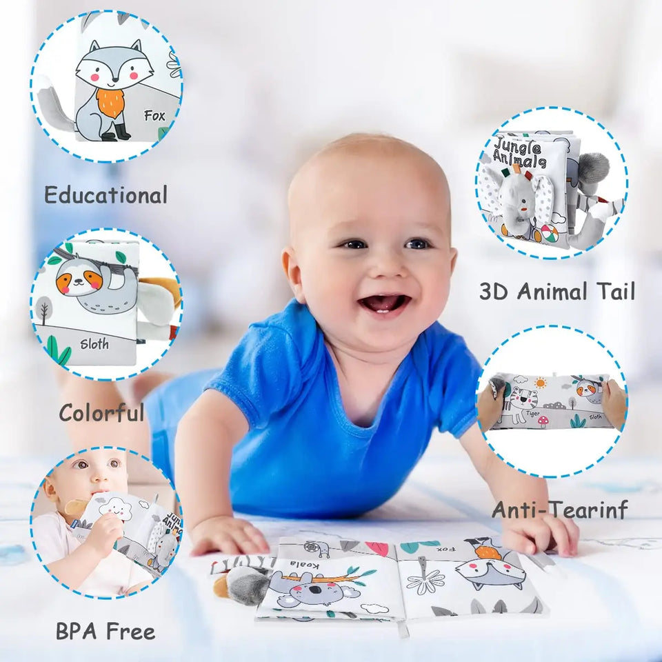 Soft Sensory Book – Voelen & Ontdekken – Baby Boekje