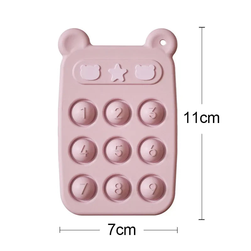 Fidget Toy™ - Bijtring & Fidget speelgoed in 1 - Siliconen Fidget Telefoon